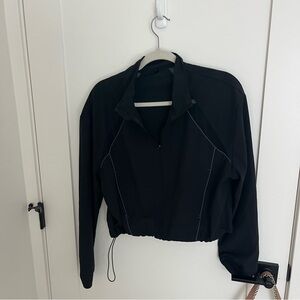 We Are Tala Lightweight Jacket Grey Black Size Medium